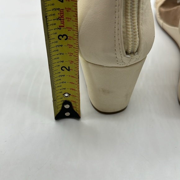 Lucky Brand Macrame Knit Ankle Strap Off White Sandals Size 7.5 MCS6306B - Picture 4 of 7